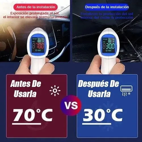 Tapasol Parabrisas Cubre Sol Para Coche Cortinas Parasol
