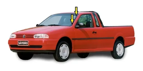 Vw Saveiro 98 G2 Ab9 Cubregotero Gotero Moldura Techo Par