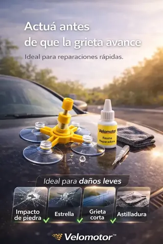 Kit Reparación Parabrisas Universal Vidrio Cristal Coche