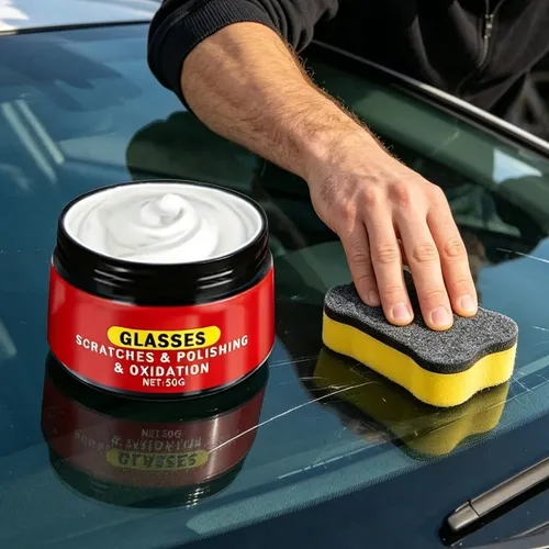 Polishing Glass Paste, Window Scratch Remover, 50g Jar With
