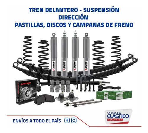 Kit X2 Amortiguadores Parabrisas P/ Tractor Pauny