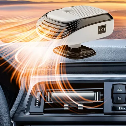 Calentador De Parabrisas Portátil De 12 V Para Coche, Calefacción 2 En 1