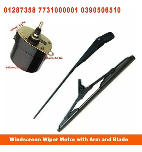 Motor De Limpiaparabrisas Universal De 12 V Con Brazo Y Cuch