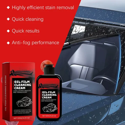 La Crema Limpiadora De Películas Para Ventanas Automotrices