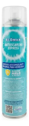 Antiescarcha Aerosol Express 500cc Parabrisas Derrite Hielo