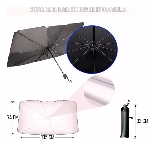 Parasol Paragua Parabrisa Luneta Proteccion Uv Auto Plegable
