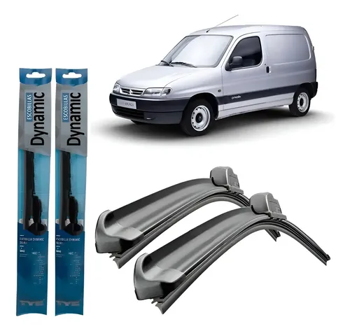 Juego Kit Escobillas Citroen Berlingo 2002 2003 2004 2005