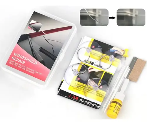 Kit Reparación Parabrisas Vidrio Rajaduras Grietas En Caja