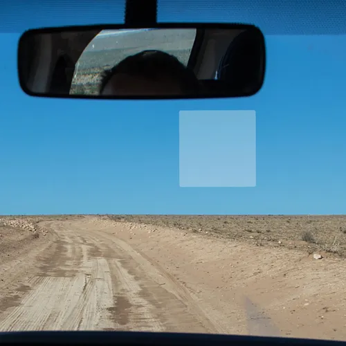 1 Set Adhesivo Electrostático Para Dashcam – Transparente