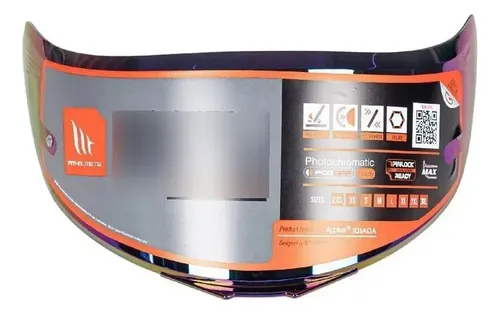 Compatible Con Casco De Mt Thunder 3, Mt Stinger Serie Mica