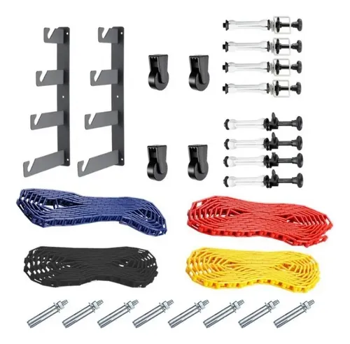 Soporte De Pared Fondo Infinito Con Expansores Y Cadenas