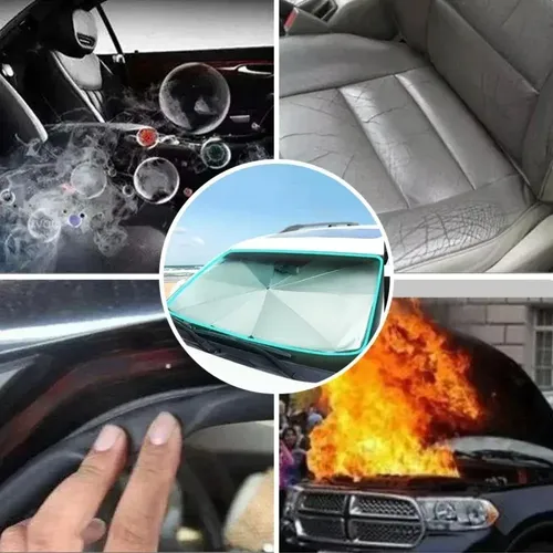. Sombrilla Parasol Plegable Para Parabrisas De Auto *–.