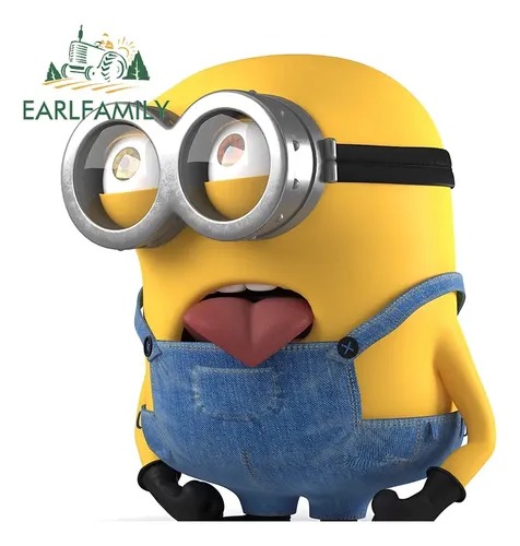 Adhesivo Earlfamily Minions Para Coche, Parabrisas Y Portátil