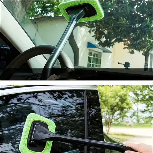 Cepillo Limpiador Parabrisas Auto Microfibra Giratorio -jy