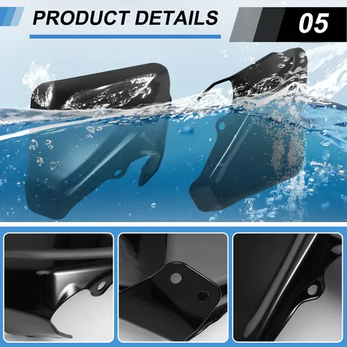 Pantalla De Moto, Spoiler Lateral Para R1300gs, Negro