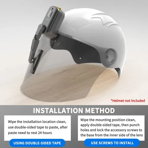 Limpiaparabrisas Para Casco Recargable Para Casco