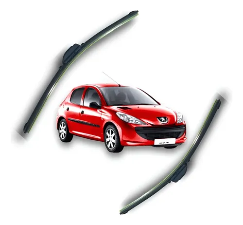 Escobillas Flex Goma Peugeot 207 1.4 1.6 1.9 2.0 2008 A 2016