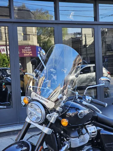 Parabrisas Moto Elevado Ruta Super Meteor 650 Con Chapa Inox