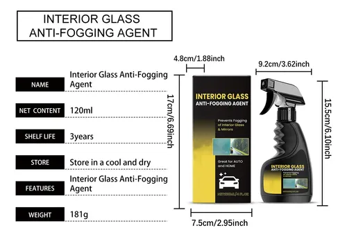 Long-lasting Antifogging Ent Front Windshield Antifogging En