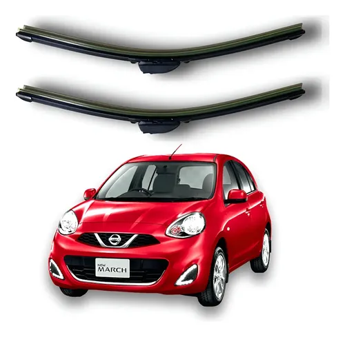 Juego Kit Escobillas Nissan March 2015 2016 2017 2018 2019