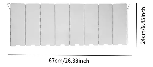 F Parabrisas Para Estufa De Camping, Protector Contra 8 +.