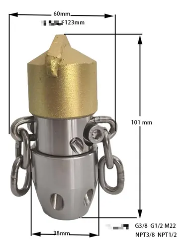 Giratoria Compacta Para Limpieza De Desagües,