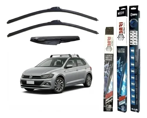 Kit De 3 Escobillas Vw Nuevo Polo 2018 2019 2020 2021 2022