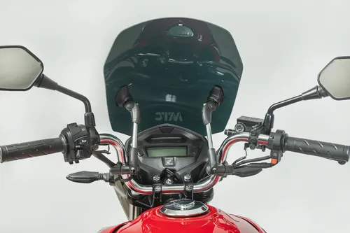 Parabrisa Con Soporte Gt Negro Honda New Twister Cb250 Mtc