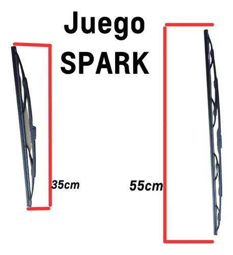 Juego Escobilla L/parabrisas Chevrolet Spark