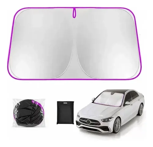 Parasol Para Parabrisas De Auto Bloquea Calor Y Rayos Solares