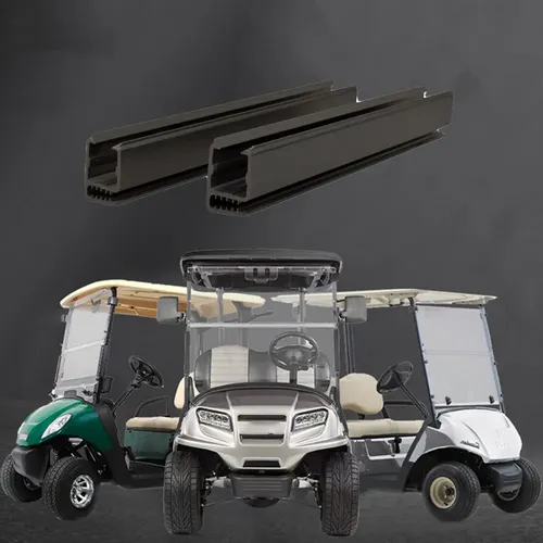 Clip De Parabrisas Plegable Para Carrito Clubcar, Negro Negro