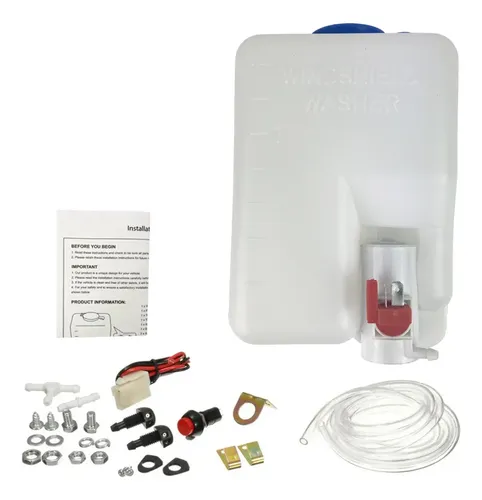 Kit Lavaparabrisas 12v 1.5l Para Auto Universal