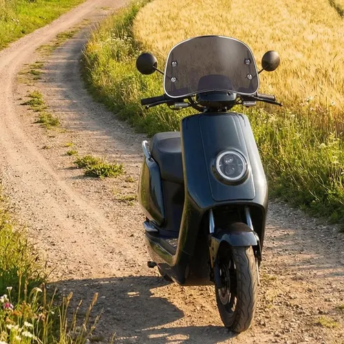 Deflector De Viento Para Motocicleta, Material De Policarbon