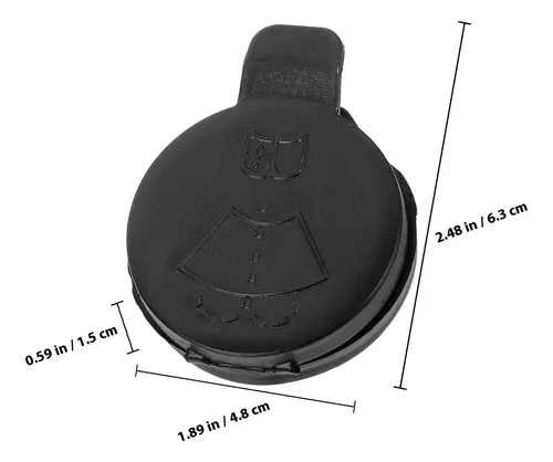 2pcs Sturdy Plastic Car Windshield Wiper Fluid Reservoir Lid