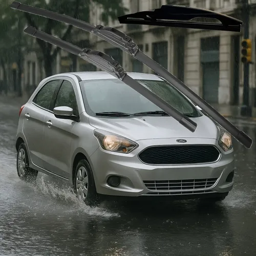 Kit 3 Escobillas Ford Ka Nuevo 2016 2017 2018 2019 2020 2021