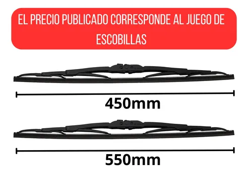 Kit 2 Escobillas Bosch Ford Fiesta Max 2002-2011