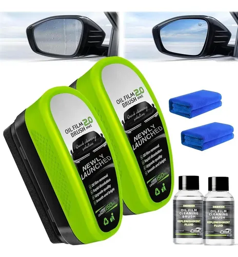 6pcs Tablero Limpiador Vidrio Liquido Anti Lluvia Para Auto