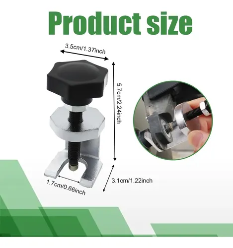 Extractor De Limpiaparabrisas Hevle Ajustable De Acero Al Carbono 127 G