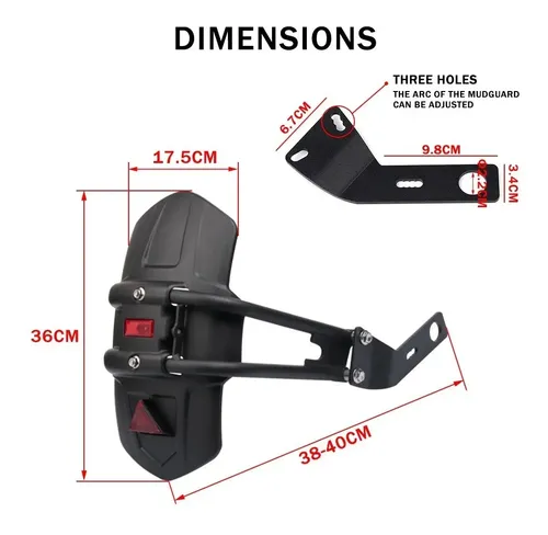 Para Limpiaparabrisas Trasero Para Motocicleta Honda
