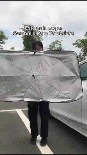 Parasol Paraguas Para Parabrisas De Auto Plegable Y Practico
