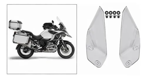 Deflectores De Viento Laterales Para Motocicletas, 2 Unidade