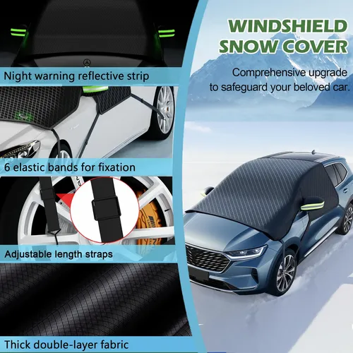 Funda Universal Para Parabrisas De Coche Hqcontl Para Hielo