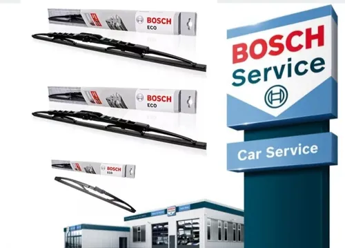 Kit 3 Escobillas Bosch Eco Suzuki Fun 2005 Al 2008