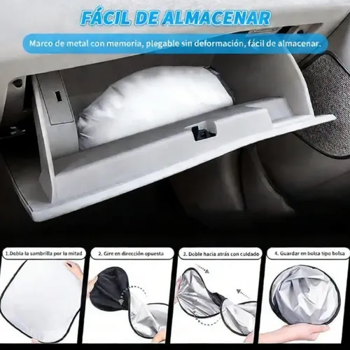 Protector De Parabrisas Cubre Sol Silver 150×70 Cm Normal Uy