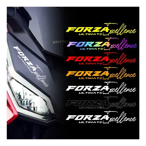 Calcomanía Parabrisas Moto Impermeable Honda Forza