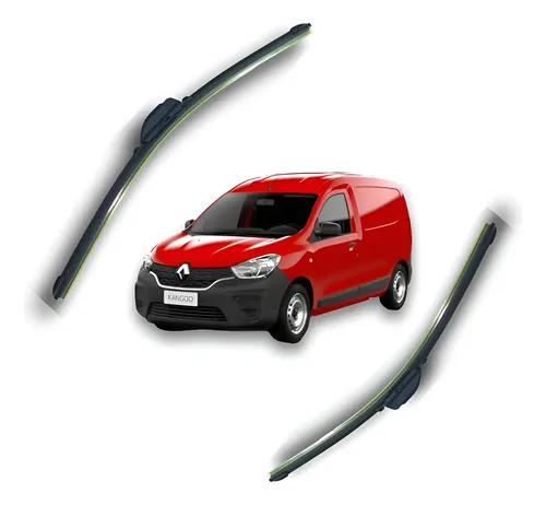 Kit 2 Escobillas Delanteras Goma Renault Kangoo 2018 A 2023