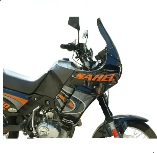 Parabrisas Curtain Gilera Sahel 150 200 45cm Humo Dompa