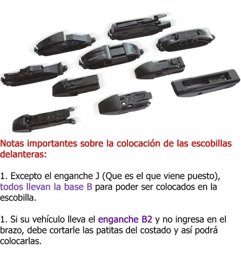 Kit 3 Escobillas Limpiaparabrisa Ford Focus 3 2014-2021