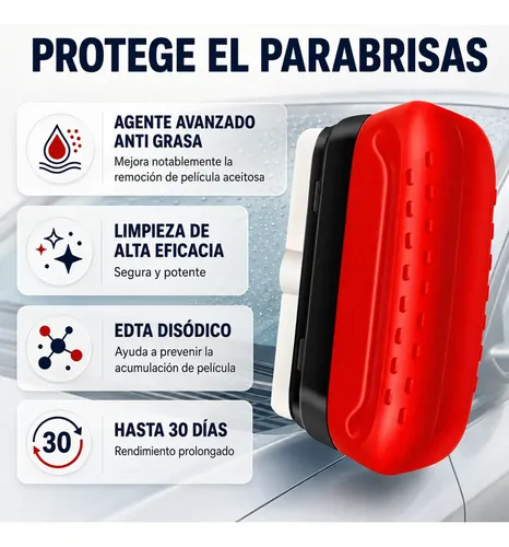 Cepillo Limpia Parabrisas Anti Empañante Espejos Auto Moto