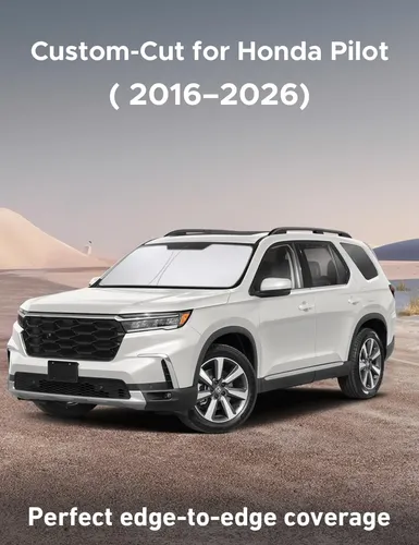 Parasol Para Parabrisas Econour Honda Pilot 2016-2026, Bloqueador De Rayos Uv